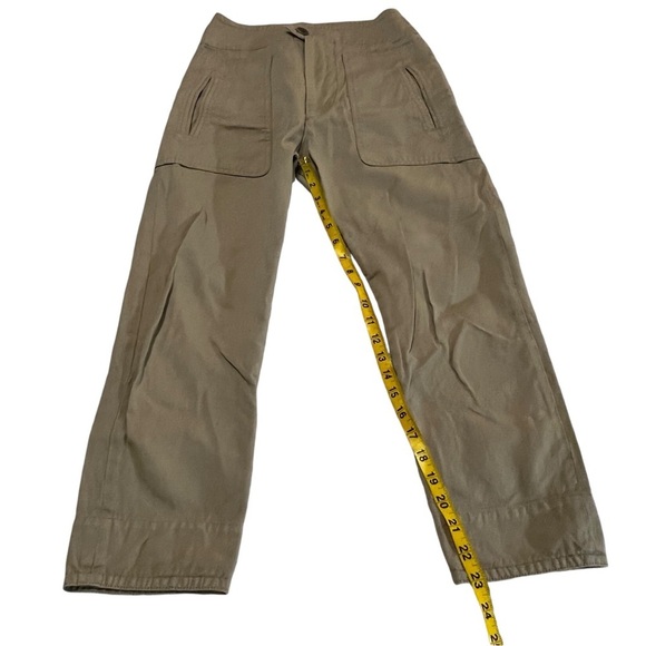 Isabel Marant Etoile Raluni Cropped Pouch Pocket Pants in Light Beige 34 US 2 - Picture 8 of 16